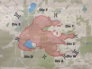 Marshall Fire Burn Area Map as of 6 a.m. Dec. 31, 2021.